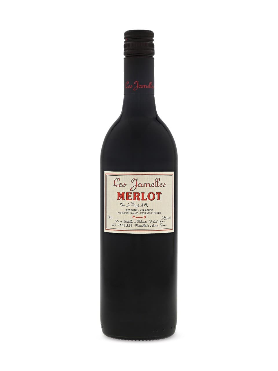 LES JAMELLES MERLOT 750mL - 22554 - The LB Liquor in Estevan and Weyburn, Saskatchewan