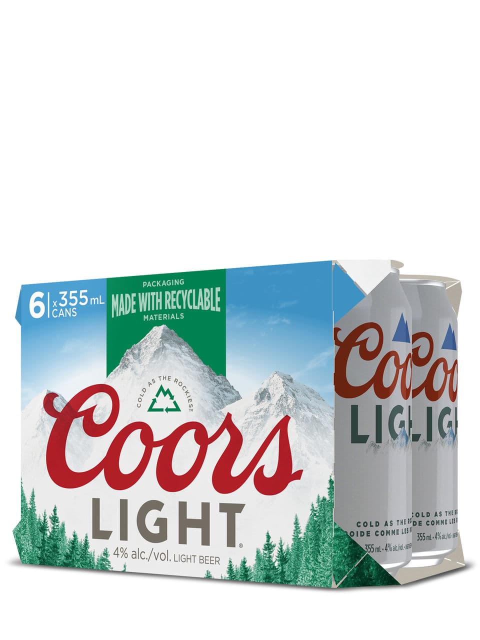 6C COORS LIGHT 355ml - LB00203 - The LB Liquor in Estevan and Weyburn, Saskatchewan