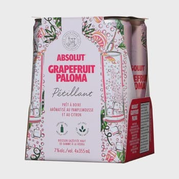 4C ABSOLUT GRAPEFRUIT PALOMA COCKTAIL - 38310 - The LB Liquor in Estevan and Weyburn, Saskatchewan